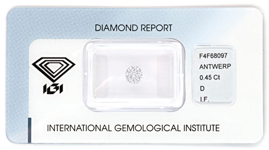 Foto 1 - Der Beste Diamant, IGI 0,45ct Lupenrein River D, D5770