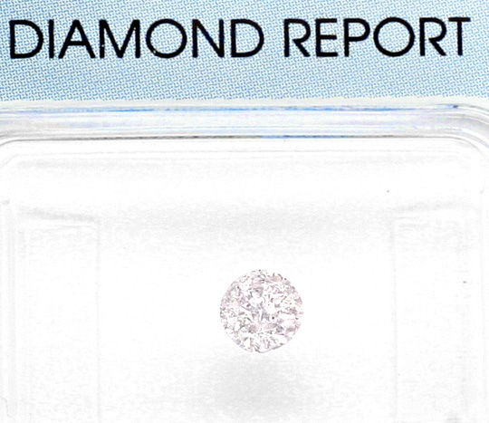 Foto 2 - Natural Very Faint Pink Diamant 0,3ct Rosa Brillant IGI, D6021